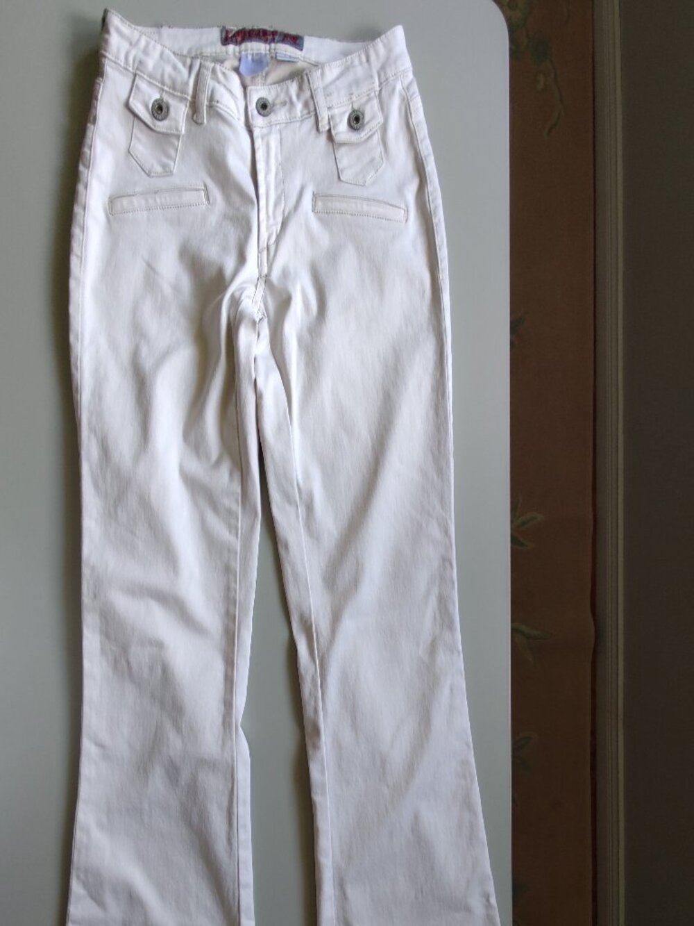 Paracuso white women's jeans size 28 stretchy - Picture 2 of 16